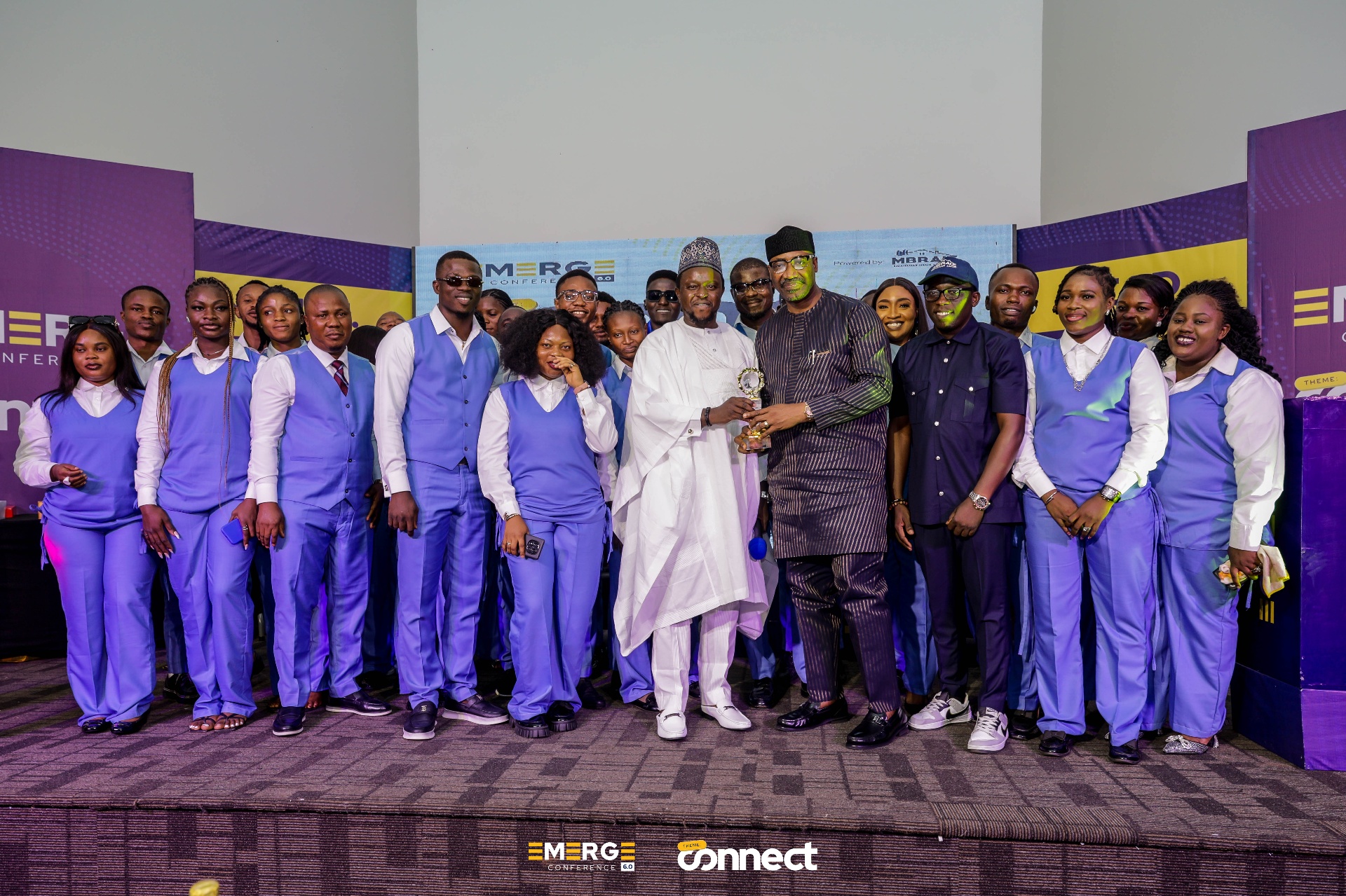 Group photo with award recipients