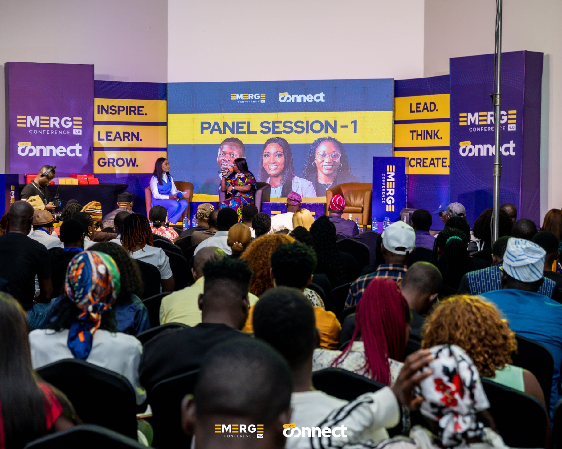 Panel session with full audience view