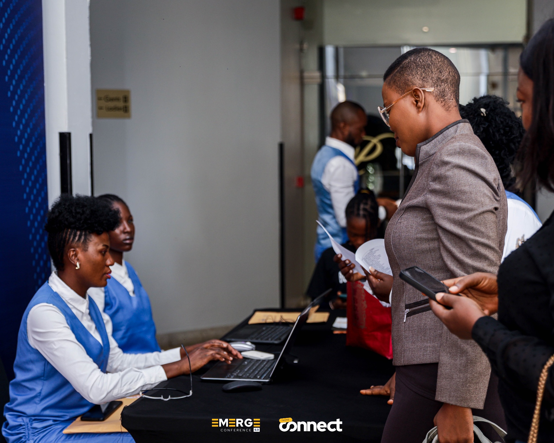 Registration desk at Emerge Conference 6.0