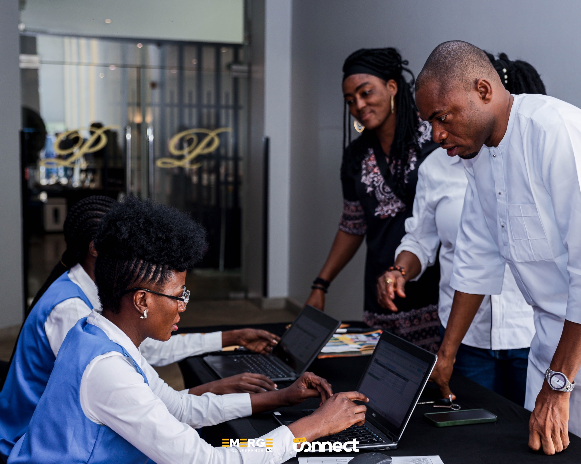 Registration check-in at Emerge Conference 6.0